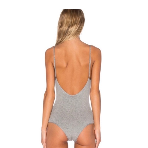 FREE PEOPLE BODYSUIT IN GRAY M/L NWOT - Picture 2 of 6